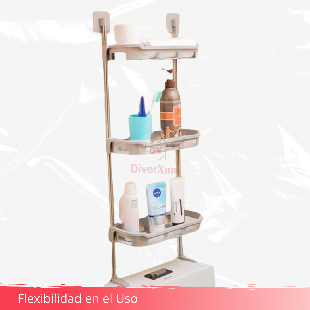 BathShelf™ Estante Organizador de baño de 3 Niveles